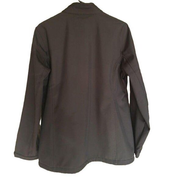 Men's Jacket Full Zip Tech Fleece Sport Jacket Black Large NWOT - Picture 2 of 7